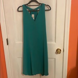 Green swing dress